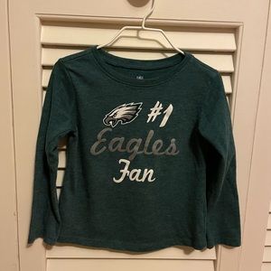 SOLD Toddler Girls Eagles NFL Apparel Long-Sleeve 3T